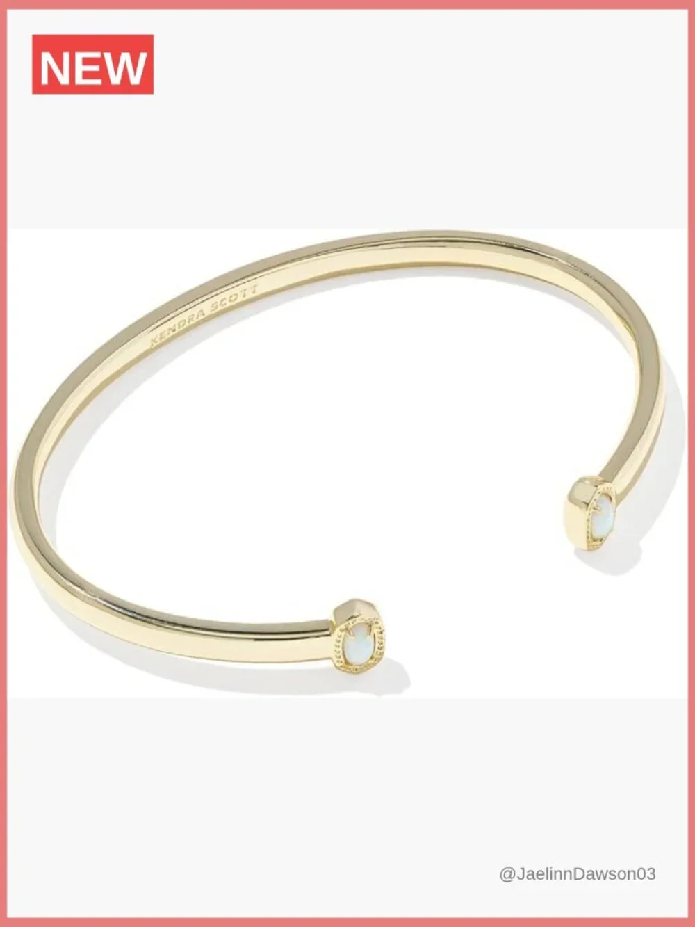 Mini Elton Cuff Bracelet, Gold Plated Brass, 6.25 In, Open Cuff